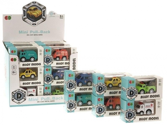 Auto metalowe, 5,5x3x3cm MIX