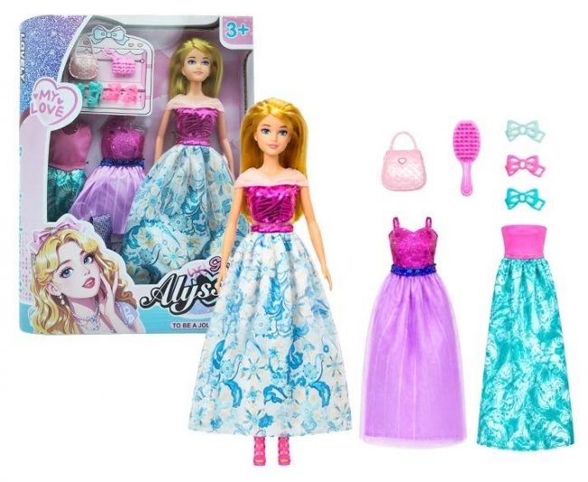 Modna lalka z akcesoriami 29cm