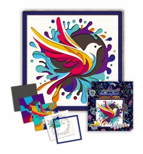 Zestaw do tworzenia obrazów z drewna - ptak