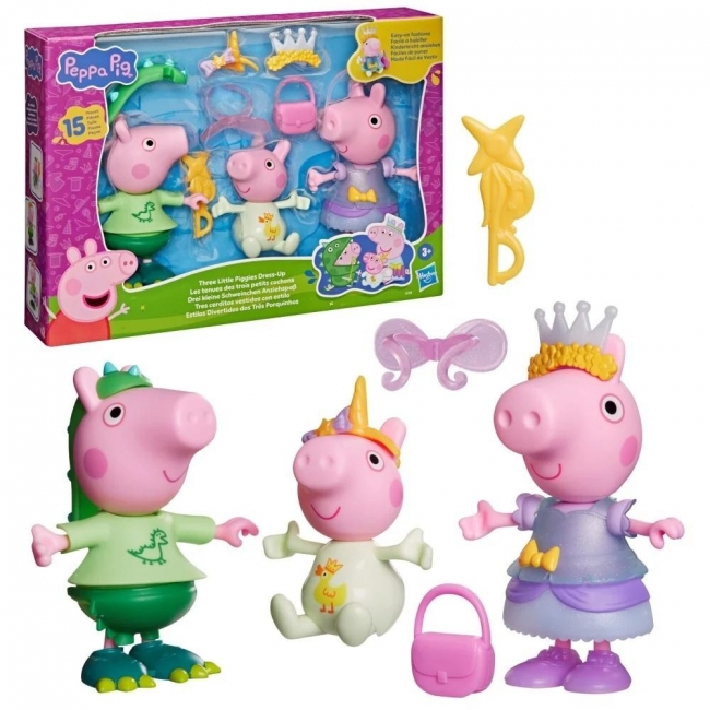 <img src='https://webimage.pl/pics/241/0/d5010996380241.jpg' style='height:440px' /> Świnka Peppa - Przebieranki małych świnek