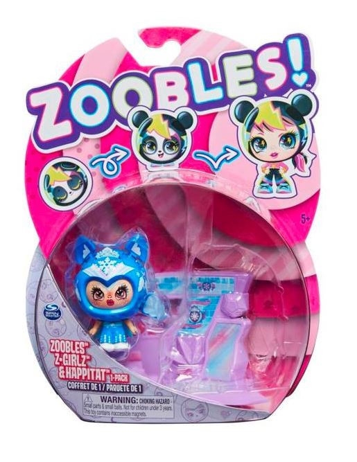 Laleczka Zoobles 1pak Z-Girlz Lodowa Niebieska (6061365/20134946)