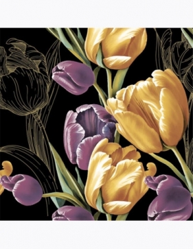 Serwetki DAISY Lunch SD 330x330 Tulipany 009502