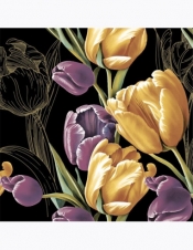 Serwetki DAISY Lunch SD 330x330 Tulipany 009502