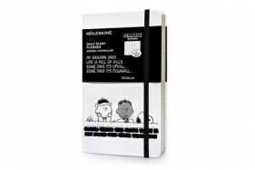 Kalendarz 2015 Moleskine 12M Fistaszki Dzienny L biała oprawa - <br />