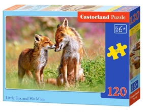 Puzzle Little Fox and His Mum 120 elementów