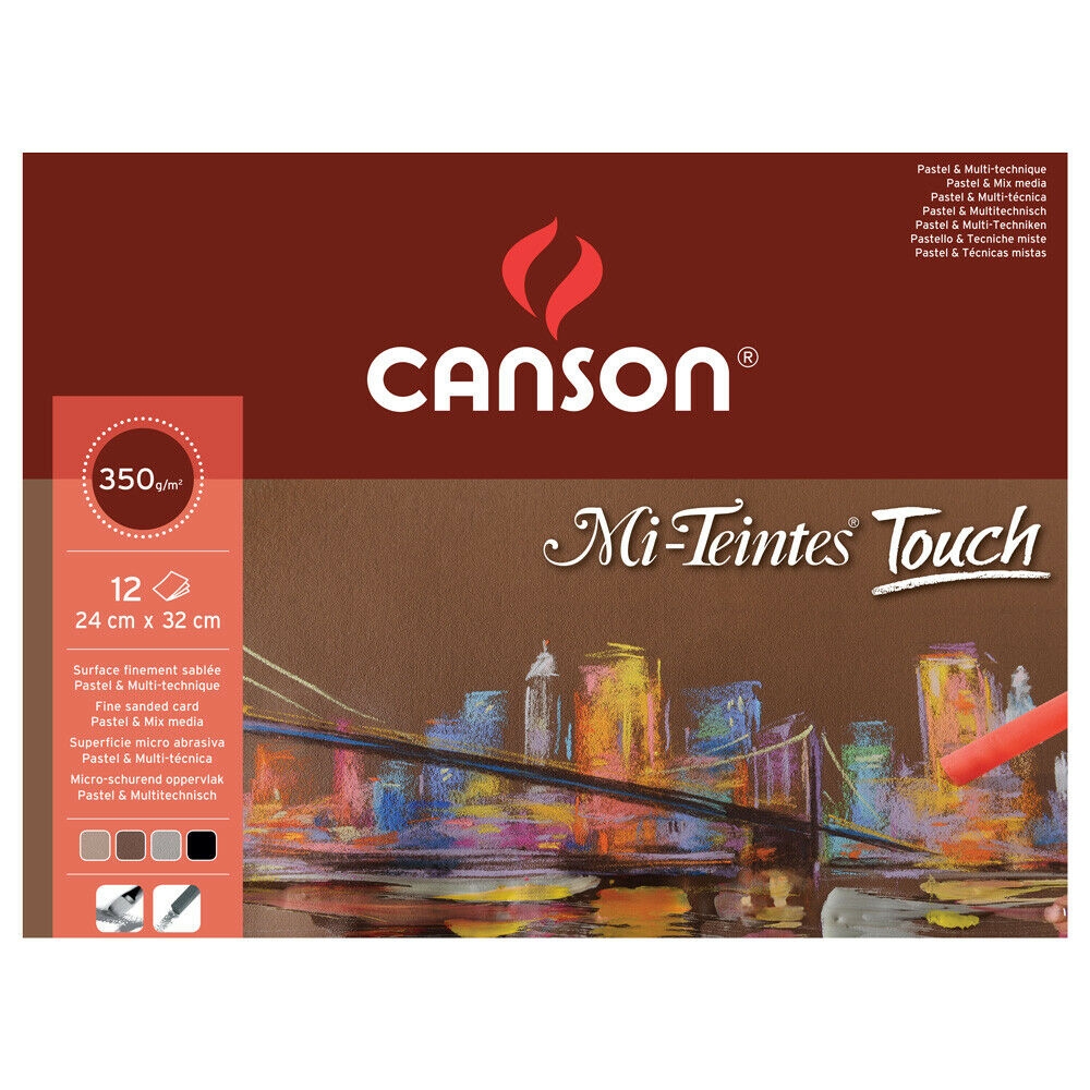 Canson, Blok do pasteli Mi-Teint Touch, 12 ark.