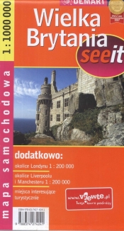 Wielka Brytania seeit mapa samochodowa