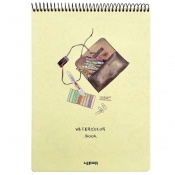 Kołoszkicownik incood. A4/24k gładki - Watercolor book