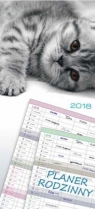 Kalendarz 2018 Planer Ścienny 19,5x45 DAN-MARK