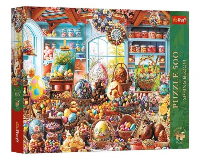 Puzzle 500 Premium Plus Wielkanocny sklepik TREFL