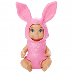 Barbie Skipper: Bobasek w przebraniu - różowy króliczek (GRP01/GRP02)