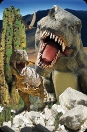 Mini kartka 3D Dinozaur