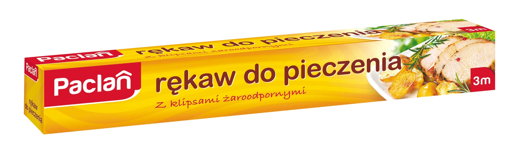 Paclan, Rękaw do pieczenia z klipsami - 3m (135262)