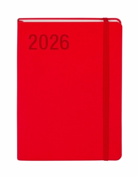 Kalendarz 2026 Minimalizm A5 TNS - Czerwony