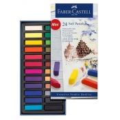 Mini pastele suche Faber-Castell Creative Studio, 24 kolory (128224)