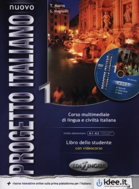 Nuovo Progetto italiano 1 Podręcznik + DVD - Magnelli Sandro, Marin Telis