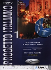 Nuovo Progetto italiano 1 Podręcznik + DVD - Marin Telis, Magnelli Sandro