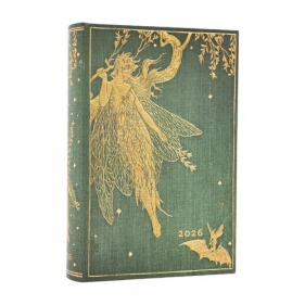 Kalendarz Paperblanks 2026 Olive Fairy Day-at-a-Time Mini twarda okładka
