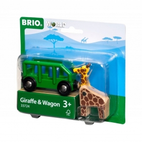 Brio World: Żyrafa i wagon (63372400)