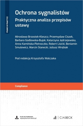 Ochrona sygnalistów. Praktyczna analiza przepisów ustawy + wzory do pobrania