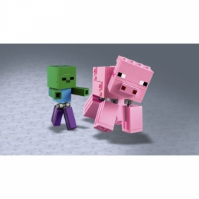 Lego Minecraft: Minecraft BigFig - Świnka i mały zombie (21157)