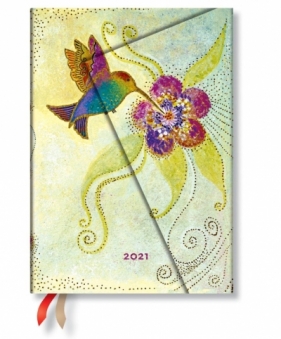 Kalendarz książkowy midi 2021 12M Hummingbird