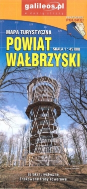 Powiat Wałbrzyski mapa tur., plan miasta Wałbrzych - Opracowanie zbiorowe