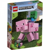 Lego Minecraft: Minecraft BigFig - Świnka i mały zombie (21157)