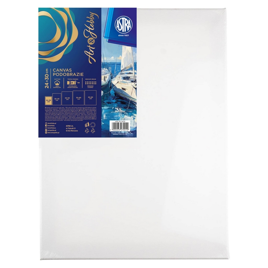 <img src='https://webimage.pl/pics/243/0/d801106001.png' style='height:440px' /> Podobrazie malarskie Artea 24x30cm
