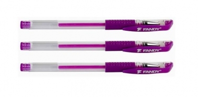 Długopis żelowy Fandy fioletowy (12szt)