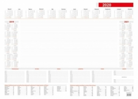 Kalendarz 2021 Biuwar A2 (52kart)