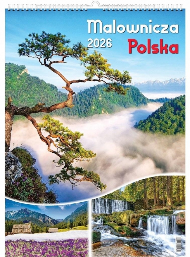 <img src='https://webimage.pl/pics/243/1/d5901421111243.jpg' style='height:440px' /> Kalendarz 2026 wieloplanszowy malownicza Polska