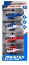 Helikopter plastikowy 4 sztuki