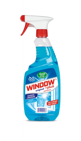 Window Plus, płyn do mycia szyb z amoniakiem - 750 ml