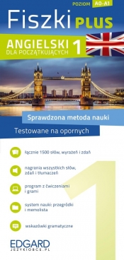 Fiszki Plus. Angielski dla początkujących 1. Poziom A0-A1