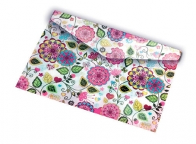 Flowers koperta na napę z nadrukiem A5 pp