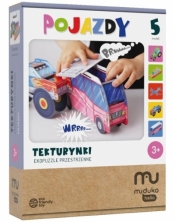 Tekturynki. Ekopuzzle przestrzenne. Pojazdy