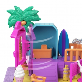 Polly Pocket: Wakacyjny zestaw - Słoneczna plaża (GTM66/GTM68)