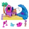 Polly Pocket: Wakacyjny zestaw - Słoneczna plaża (GTM66/GTM68) Wiek: 4+