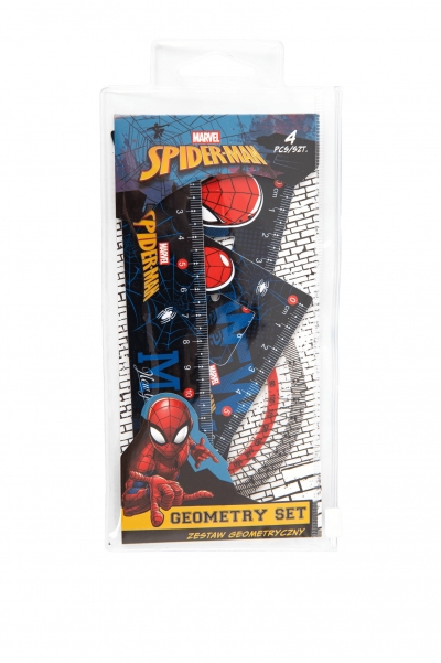 <img src='https://webimage.pl/pics/243/9/d5907360029243.jpg' style='height:440px' /> Zestaw geometryczny Disney Spider-Man 4 sztuki