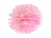 Pompon bibułowy jasno różowy 25cm