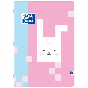 Zeszyt Oxford Zoo Blocks, A4/32K - linia podwójna kolorowa