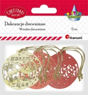 Dekoracje drewniane - bombki (413063)