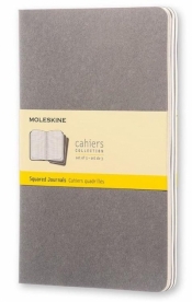Zestaw 3 zeszytów Cahier Journals 13x21 kratka