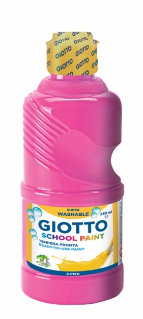 Farba Giotto School Paint 250 ml różowa - Giotto