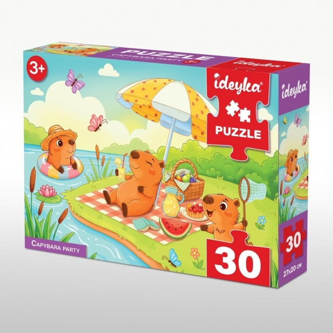 <img src='https://webimage.pl/pics/245/0/d4823104390046.jpg' style='height:440px' /> Puzzle 30 Kapibara Party Grałamigłówka