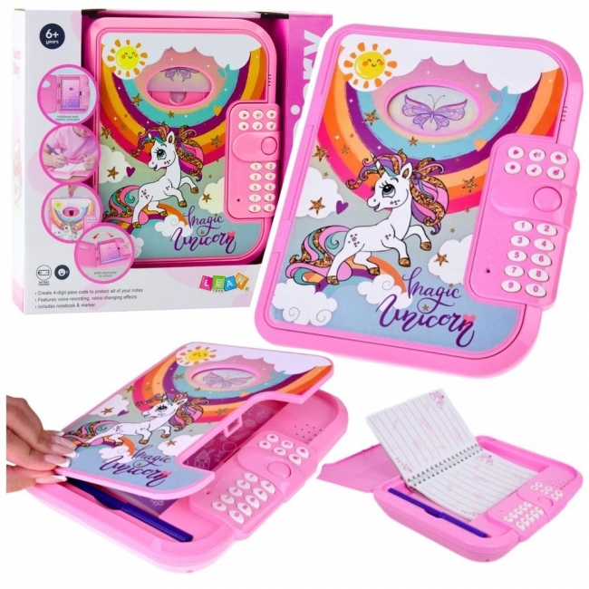 Notatnik na kod jednorożec różowy
