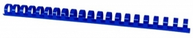 Plastikowe grzbiety do bindowania A4 100 sztuk niebieskie