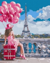 Malowania po numerach - Ulubione miasto 40x50cm