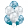 Balony glossy chłopiec 30cm 6szt